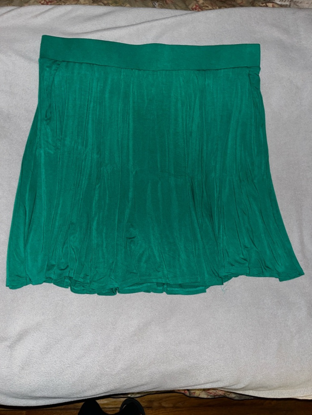 torrid Super Soft Emerald Green Pleated Skort